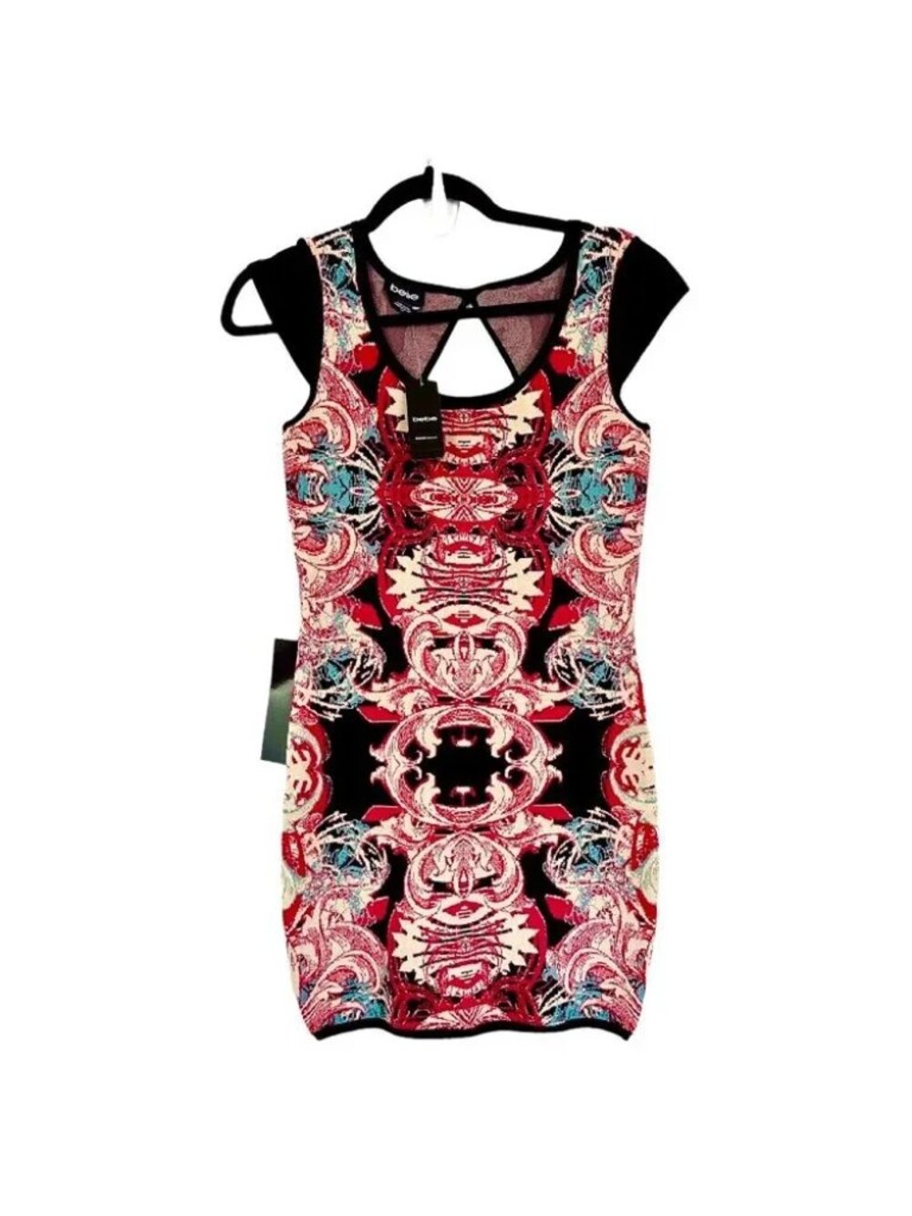 Bebe Artisan Jacquard Bodycon Dress